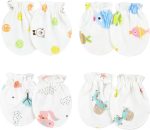Newborn Baby Mittens No Scratch Cotton Gloves Warm Mittens Baby Glove for Boys Girls